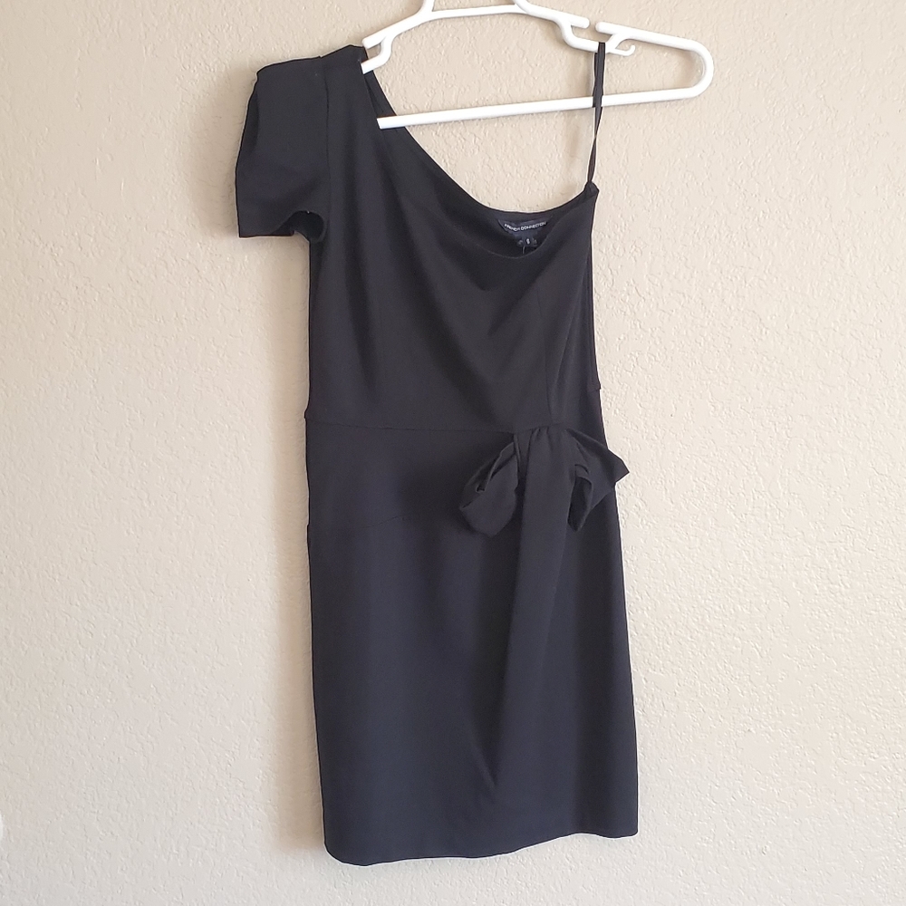 French Connection one shoulder dress sz 6